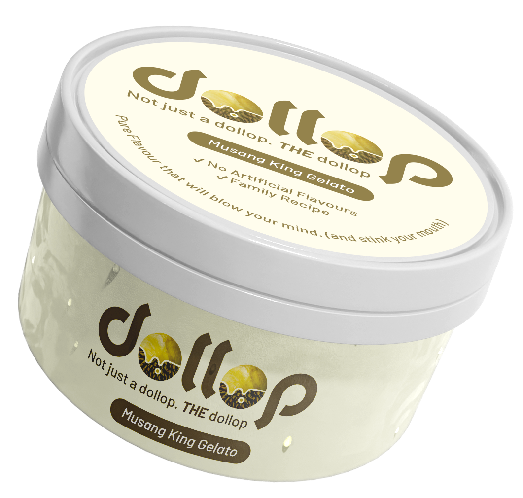 Dollop Gelato — Packaging